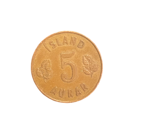 Old brass coin Old brass coin